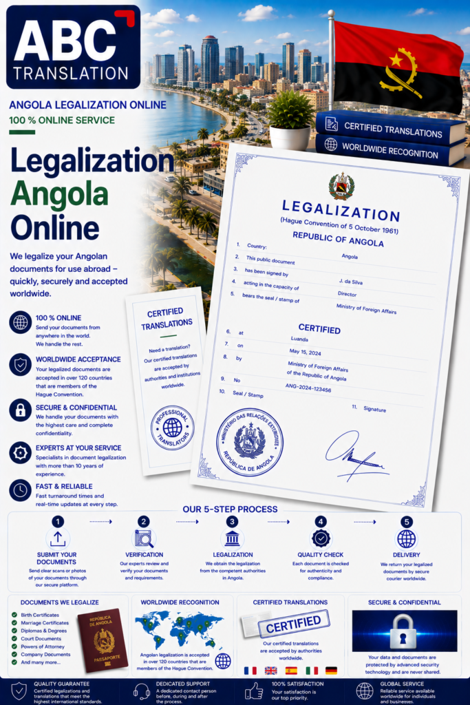 Angola Legalization Online