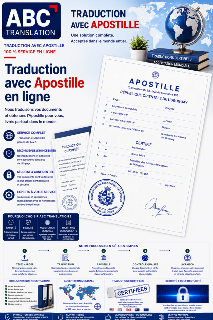 Traduction avec apostille