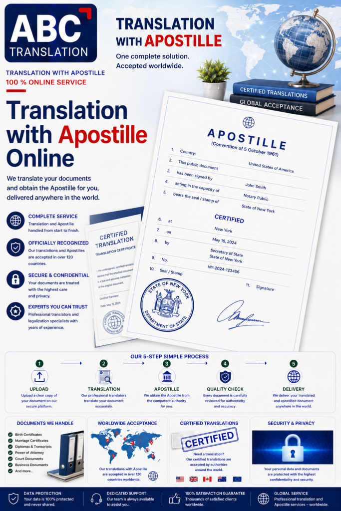 Translation with Apostille