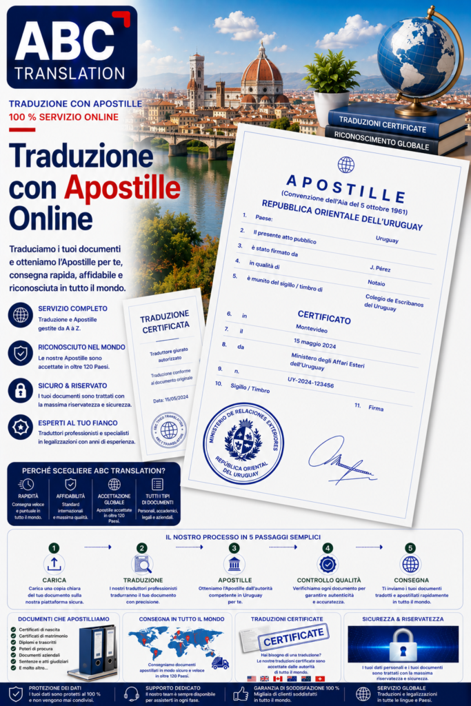 Traduzione con Apostille