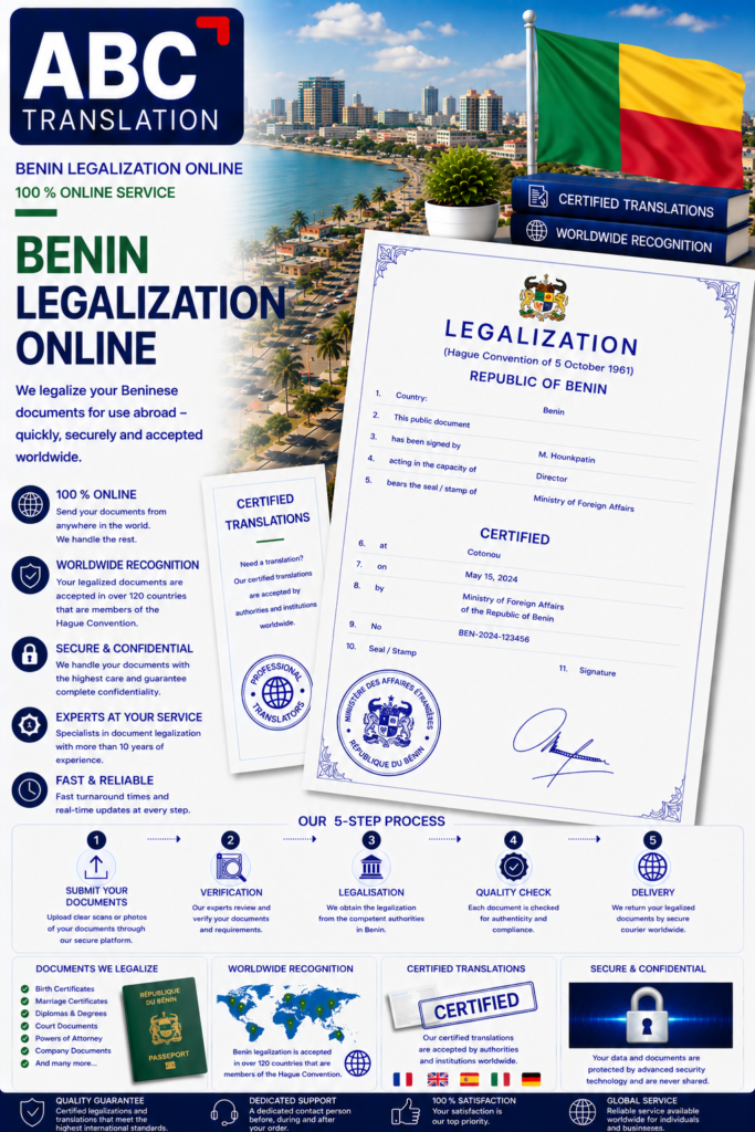 Benin Legalization Online