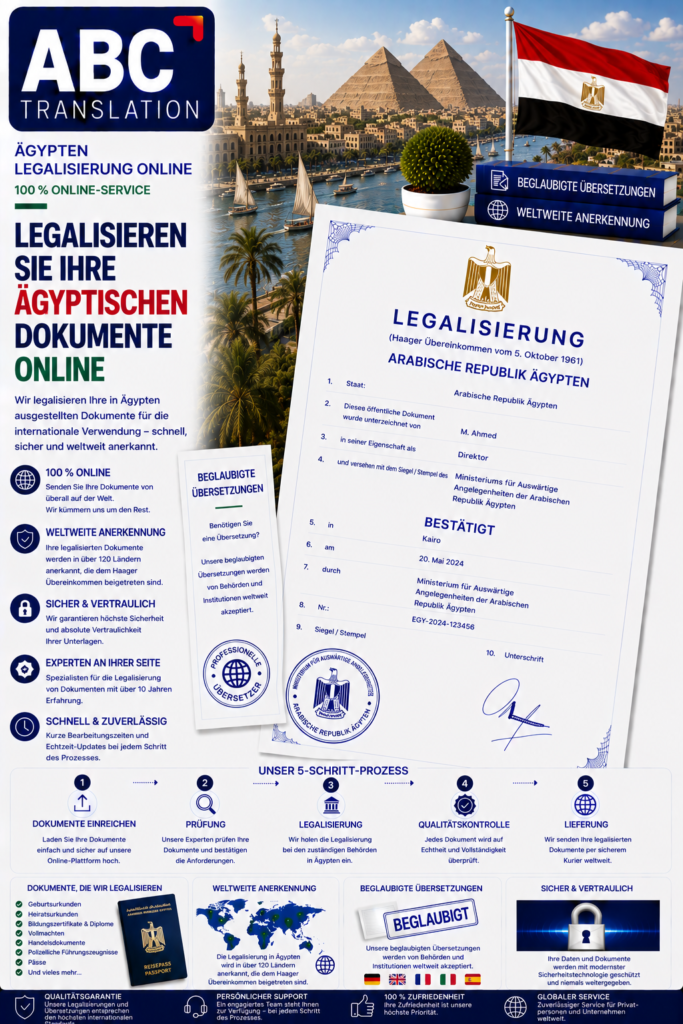 Ägypten Legalisierung Online