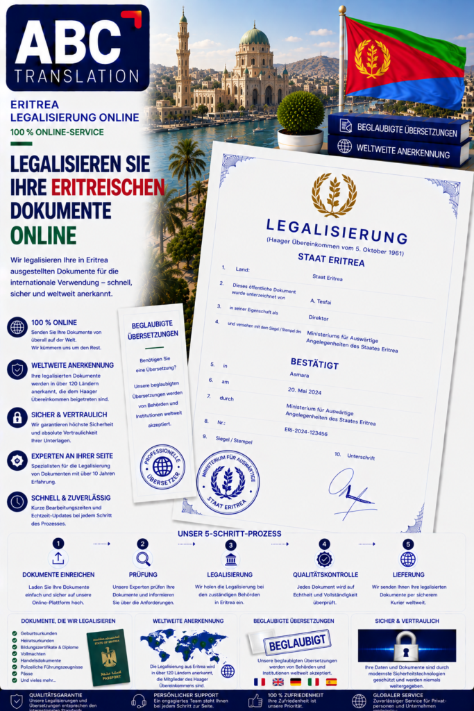 Eritrea Legalisierung Online