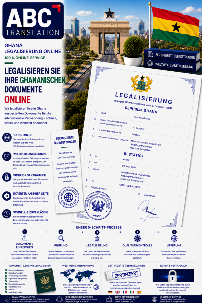 Ghana Legalisierung Online