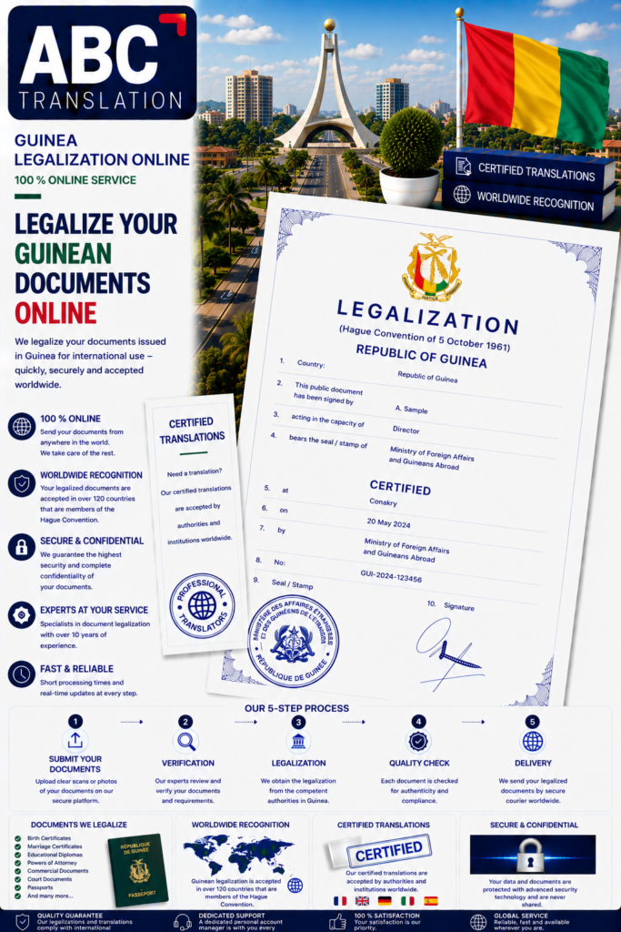 Guinea Legalization Online
