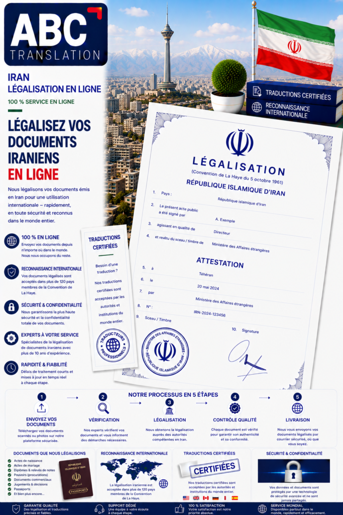 Légalisation Iran en ligne