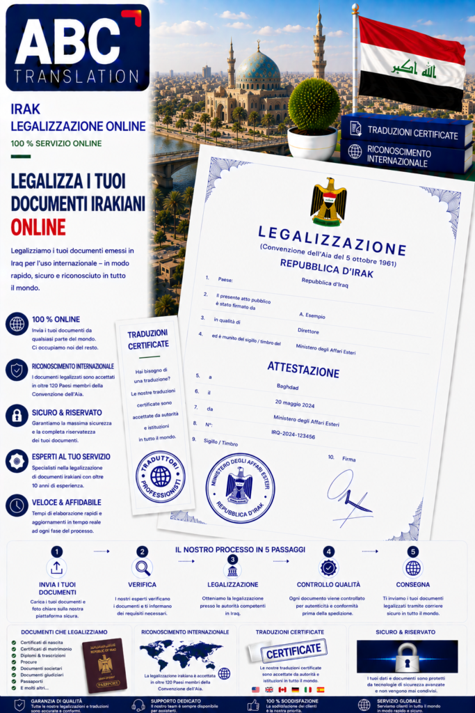 Legalizzazione Iraq Online