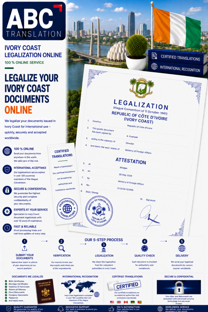 Ivory Coast Legalization Online