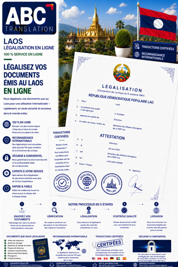 Légalisation Laos en ligne