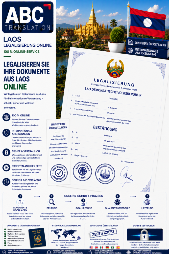 Laos Legalisierung Online