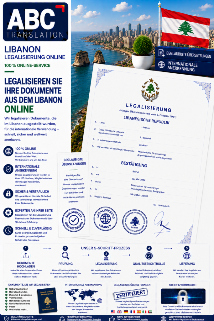 Libanon Legalisierung Online
