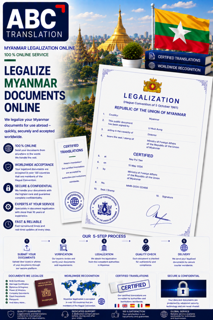 Myanmar Legalization Online