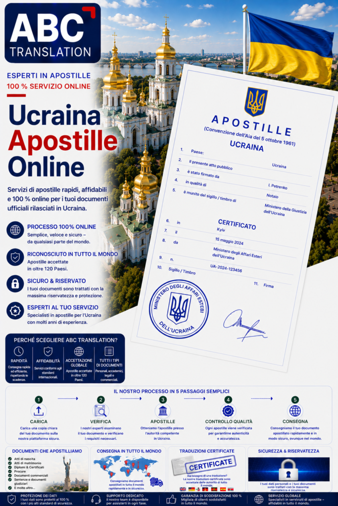 Apostille Ucraina Online