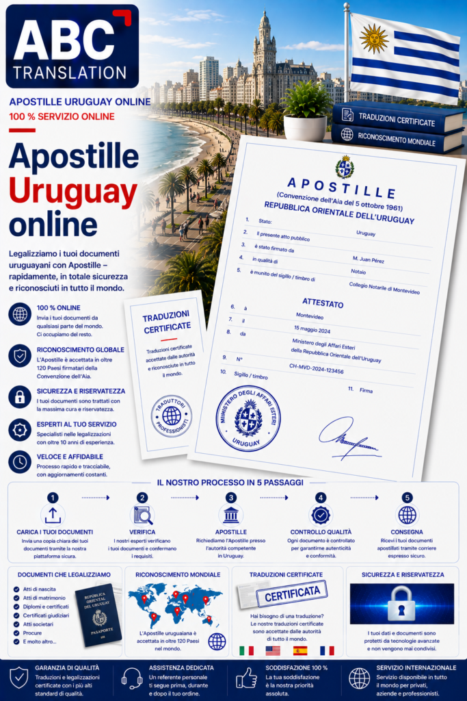 Apostille Uruguay Online