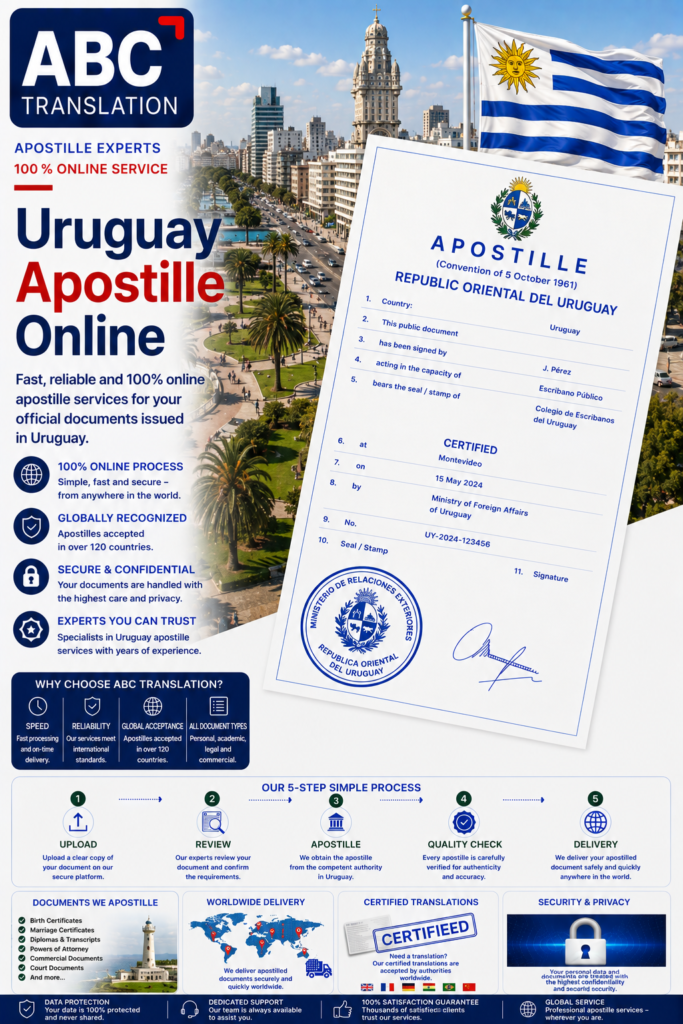 Uruguay Apostille Online