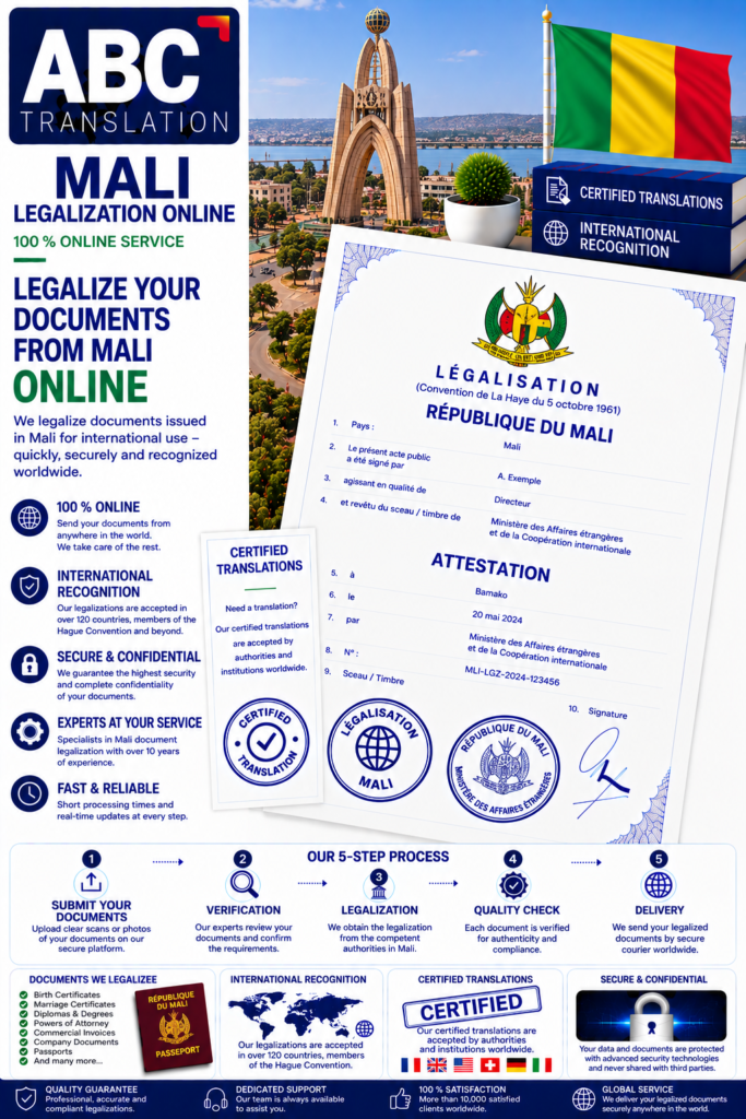 Mali Legalization Online