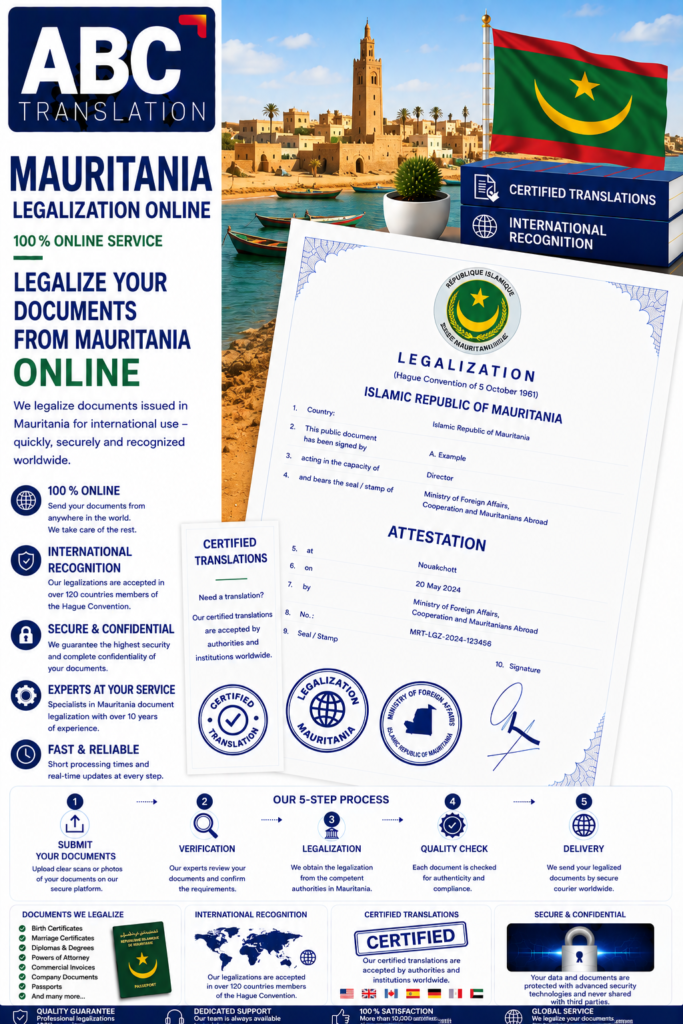 Mauritania Legalization Online