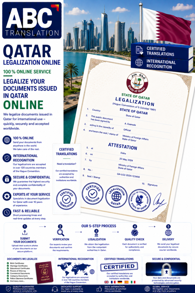 Qatar Legalization Online