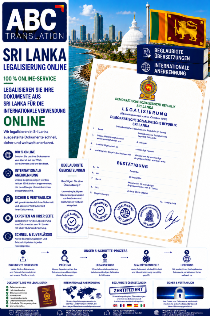 Sri Lanka Legalisierung Online