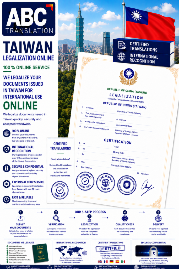 Taiwan Legalization Online