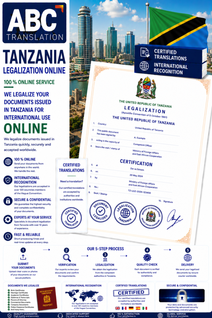 Tanzania Legalization Online