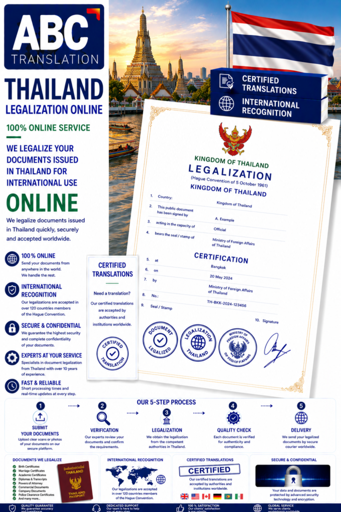 Thailand Legalization Online