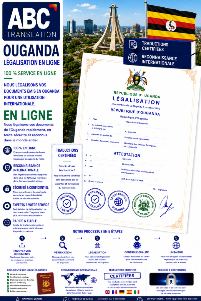 Légalisation Ouganda en ligne
