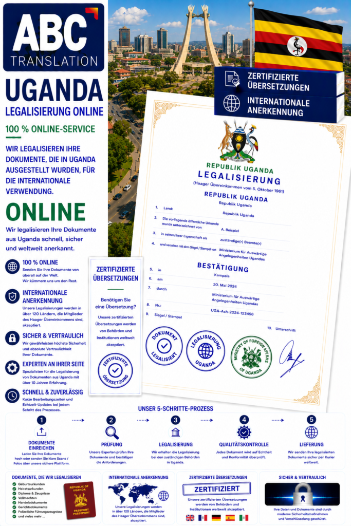 Uganda Legalisierung Online