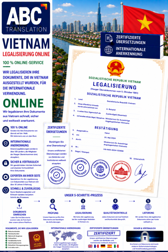 Vietnam Legalisierung Online