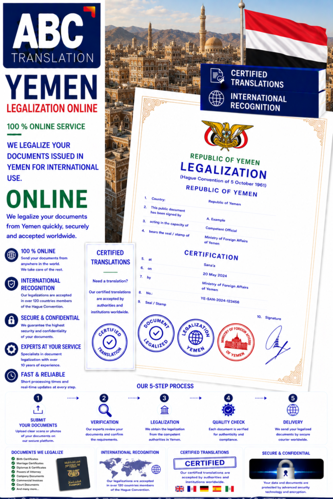 Yemen Legalization Online